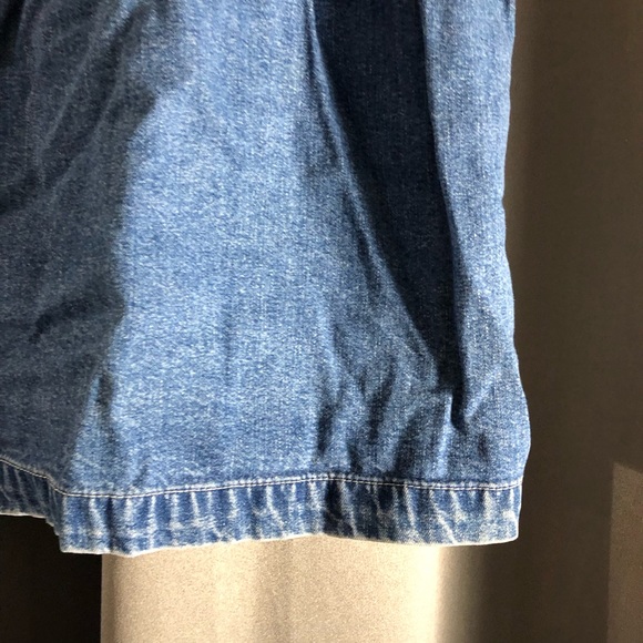 Vintage Eddie Bauer Denim Levi’s Button Down Pencil Skirt - Picture 9 of 11